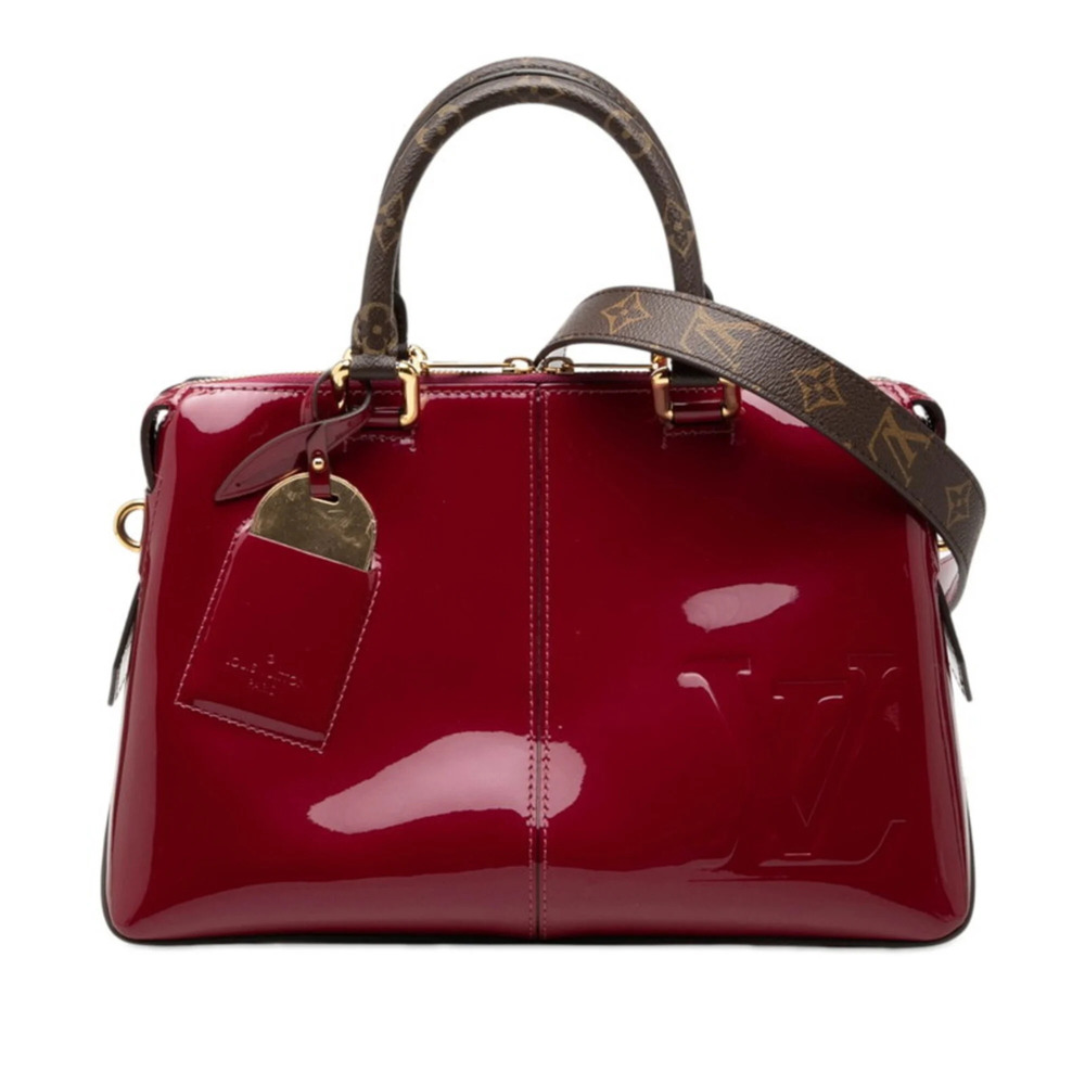 LOUIS VUITTON Brown Monogram Leather Shoulder Bag